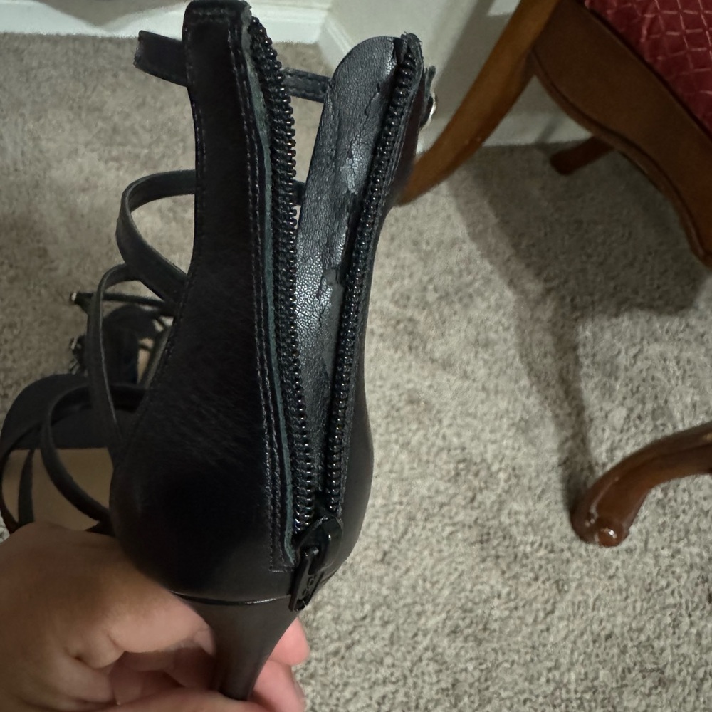 Aldo Black Heels with Sleek Design